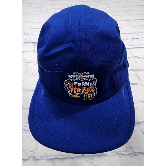 Wicked Weed Brewing Perni Haze Hat Blue Stap Back Cap - Picture 1 of 13